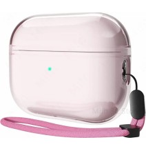 Husa AIRPODS PRO 2020, soft tpu, diverse culori- TRANSPARENT