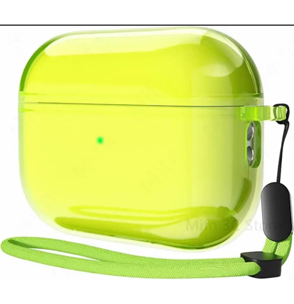 Husa AIRPODS PRO 2020, soft tpu, diverse culori- VERDE NEON